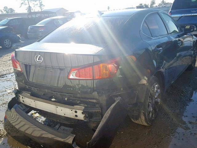 JTHCK262692029773 - 2009 LEXUS IS 250 BLACK photo 4