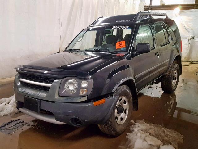 5N1ED28T04C682446 - 2004 NISSAN XTERRA XE BLACK photo 2