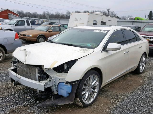 2G61V5S37D9110987 - 2013 CADILLAC XTS PLATIN WHITE photo 2