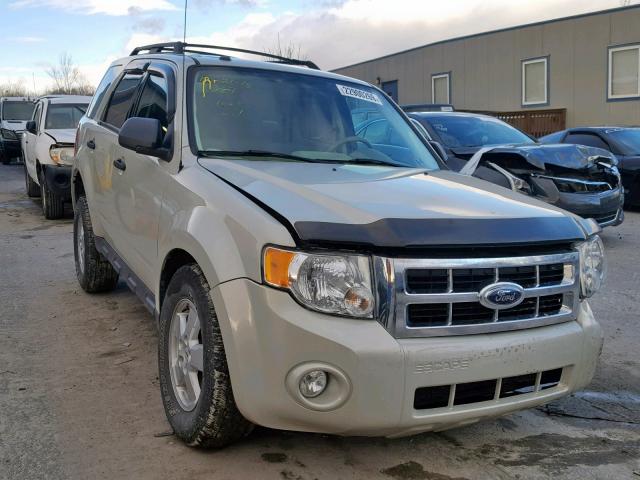 1FMCU93G59KC67596 - 2009 FORD ESCAPE XLT CREAM photo 1