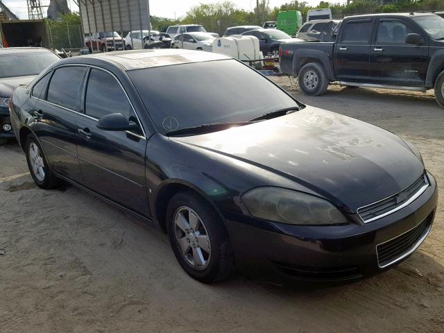 2G1WT58K169171366 - 2006 CHEVROLET IMPALA LT BLACK photo 1