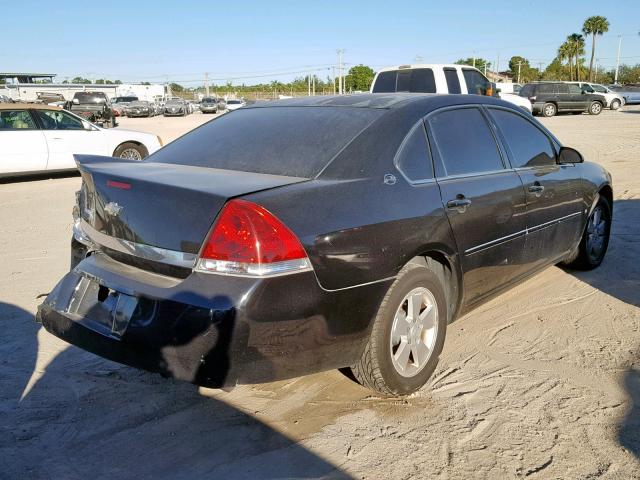 2G1WT58K169171366 - 2006 CHEVROLET IMPALA LT BLACK photo 4