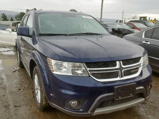 3C4PDCBG7JT254274 - 2018 DODGE JOURNEY SX BLUE photo 1