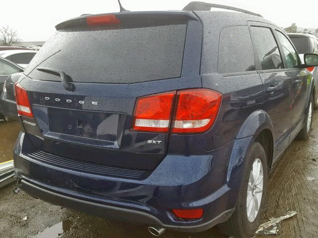 3C4PDCBG7JT254274 - 2018 DODGE JOURNEY SX BLUE photo 4