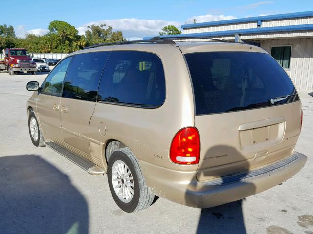 1C4GP54L6XB569722 - 1999 CHRYSLER TOWN & COU GOLD photo 3