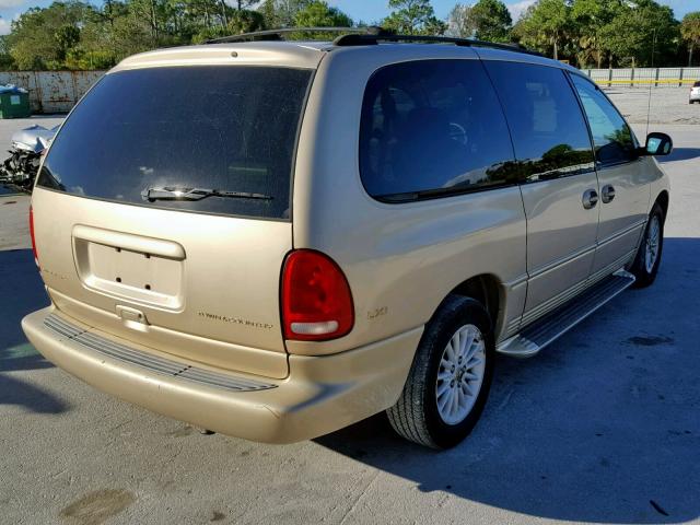 1C4GP54L6XB569722 - 1999 CHRYSLER TOWN & COU GOLD photo 4