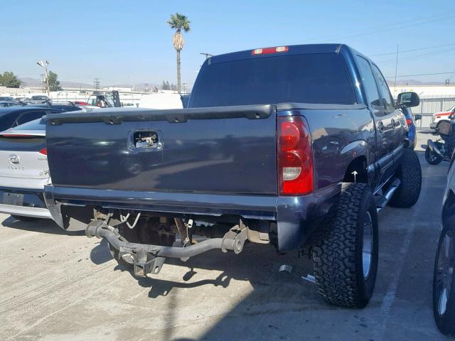 2GCEC13T261114622 - 2006 CHEVROLET SILVERADO BLUE photo 4