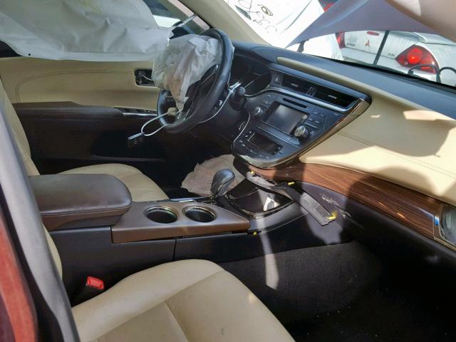 4T1BK1EB4EU084970 - 2014 TOYOTA AVALON BAS BURGUNDY photo 5