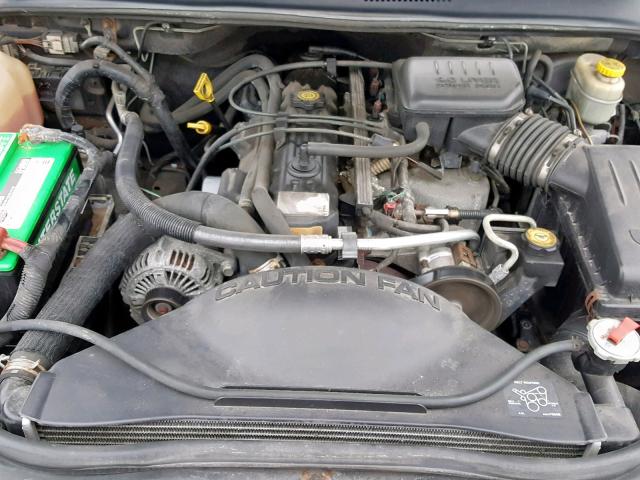 1J4GW48SX4C366170 - 2004 JEEP GRAND CHER BLUE photo 7