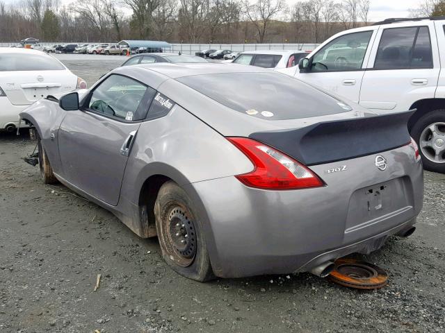 JN1AZ4EH2AM500089 - 2010 NISSAN 370Z GRAY photo 3