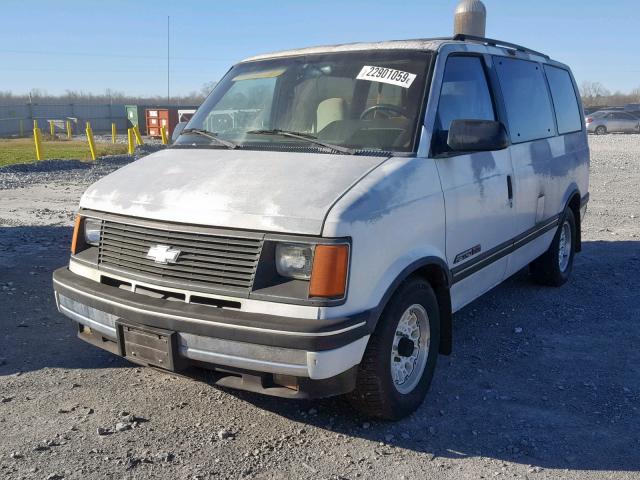 1GNDM19Z1MB130593 - 1991 CHEVROLET ASTRO WHITE photo 2