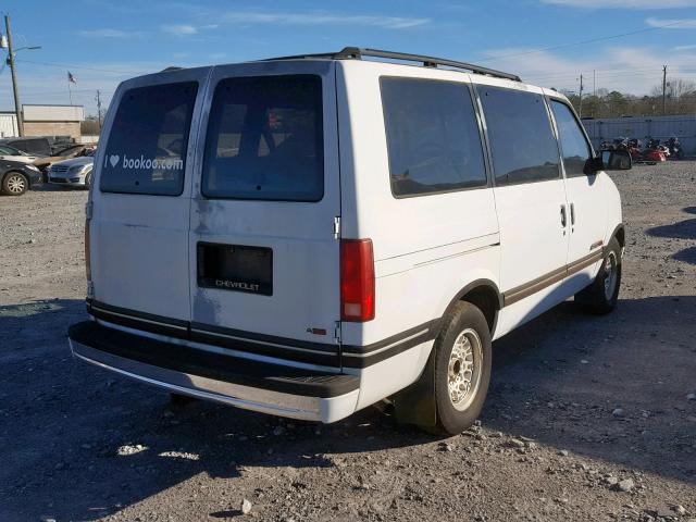 1GNDM19Z1MB130593 - 1991 CHEVROLET ASTRO WHITE photo 4