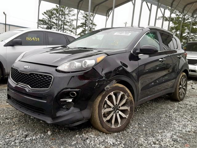 KNDPN3AC3H7294880 - 2017 KIA SPORTAGE E BLACK photo 2