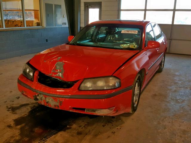 2G1WH55K5Y9372468 - 2000 CHEVROLET IMPALA LS Qırmızı foto 2