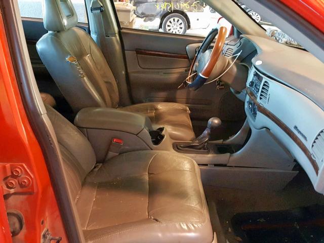 2G1WH55K5Y9372468 - 2000 CHEVROLET IMPALA LS Qırmızı foto 5