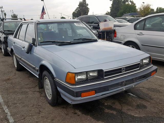 JHMAD7428FC081333 - 1985 HONDA ACCORD 180 BLUE photo 1