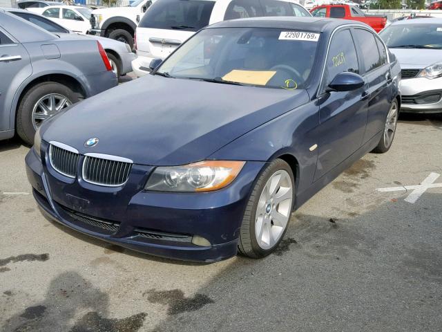 WBAVB33556PS14195 - 2006 BMW 330 I BLUE photo 2