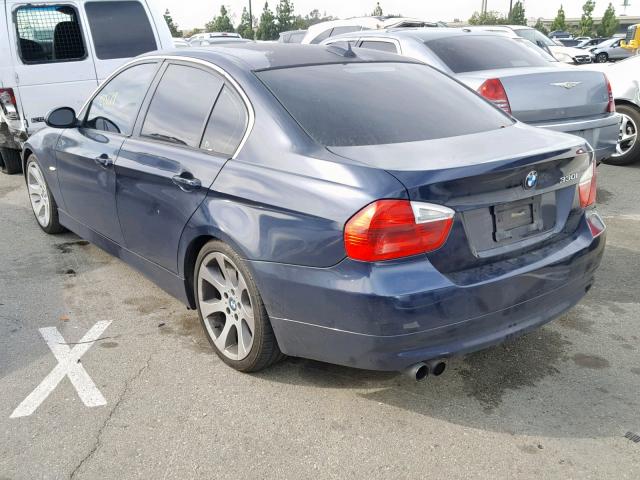 WBAVB33556PS14195 - 2006 BMW 330 I BLUE photo 3