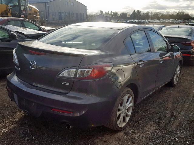 JM1BL1W63B1376349 - 2011 MAZDA 3 S CHARCOAL photo 4