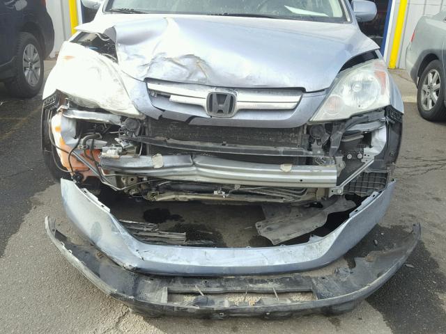 5J6RE48758L039026 - 2008 HONDA CR-V EXL BLUE photo 9