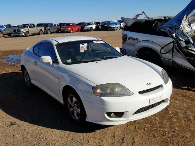 KMHHM65D16U222257 - 2006 HYUNDAI TIBURON GS WHITE photo 1