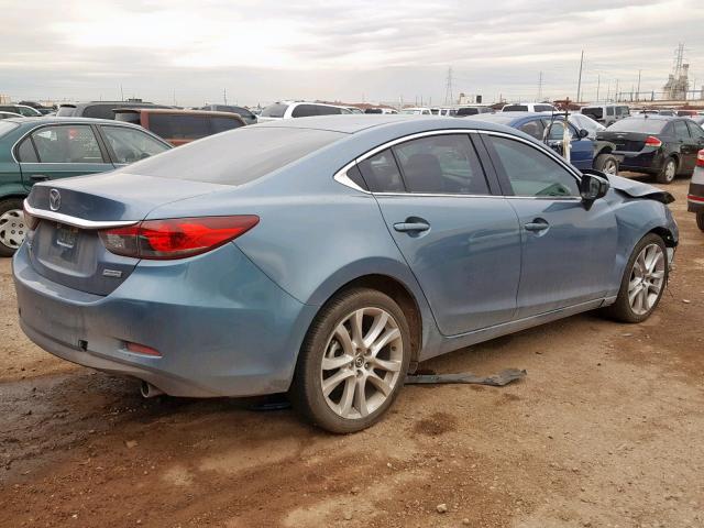 JM1GJ1V53G1423424 - 2016 MAZDA 6 TOURING BLUE photo 4