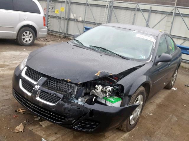 1B3AL46T86N230032 - 2006 DODGE STRATUS SX BLACK photo 2