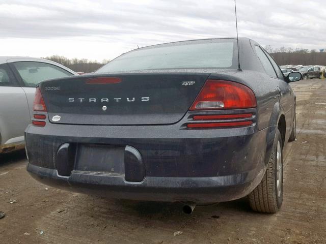 1B3AL46T86N230032 - 2006 DODGE STRATUS SX BLACK photo 4