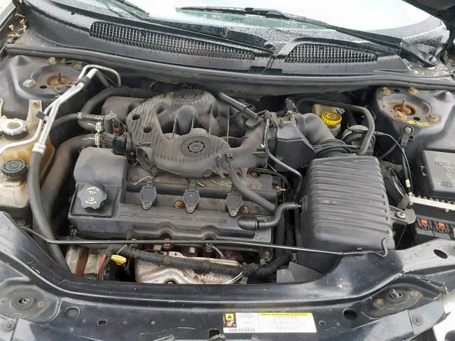 1B3AL46T86N230032 - 2006 DODGE STRATUS SX BLACK photo 7