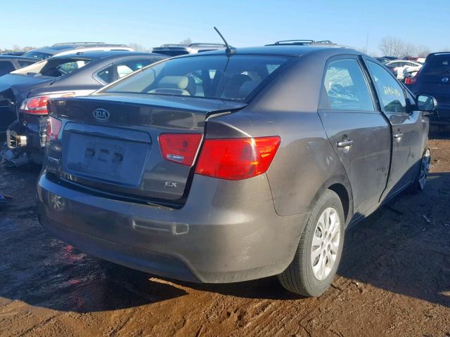 KNAFU4A20C5564029 - 2012 KIA FORTE EX BROWN photo 4