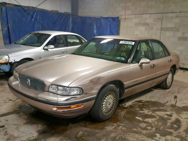 1G4HP52K0WH536320 - 1998 BUICK LESABRE CU GOLD photo 2