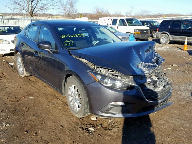 JM1BM1V7XE1161255 - 2014 MAZDA 3 TOURING GRAY photo 1