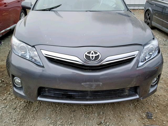 4T1BB3EK2BU142100 - 2011 TOYOTA CAMRY HYBR GRAY photo 7