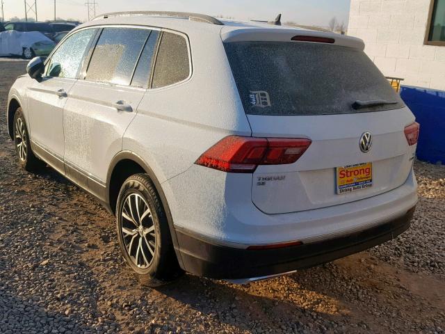 3VV2B7AX3JM209269 - 2018 VOLKSWAGEN TIGUAN SE WHITE photo 3