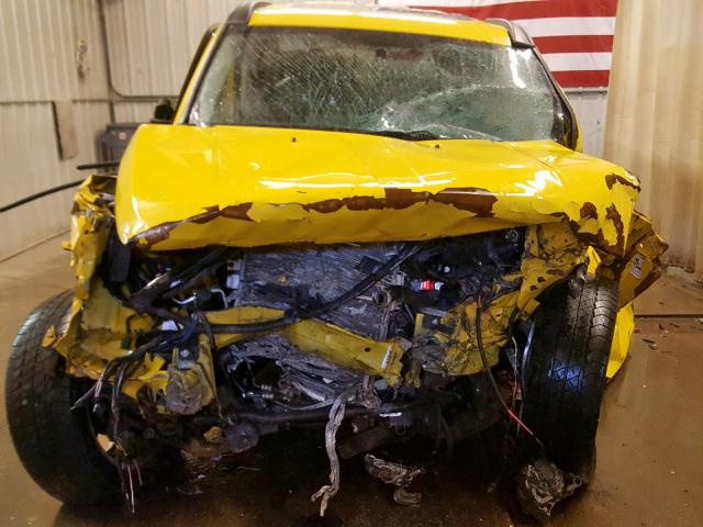 1D4PU6GX5AW175158 - 2010 DODGE NITRO DETO YELLOW photo 9