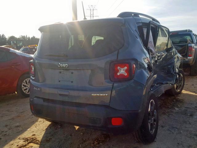 ZACCJBAB2JPH12124 - 2018 JEEP RENEGADE S BLUE photo 4