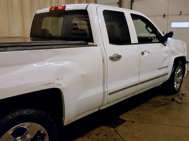 1GCVKREC3FZ276233 - 2015 CHEVROLET SILVERADO WHITE photo 9