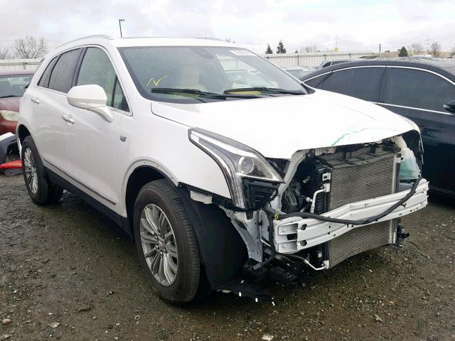 1GYKNBRS8HZ279869 - 2017 CADILLAC XT5 LUXURY WHITE photo 1