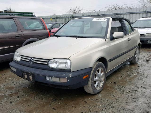 3VWBB81E7WM810045 - 1998 VOLKSWAGEN CABRIO GLS TAN photo 2