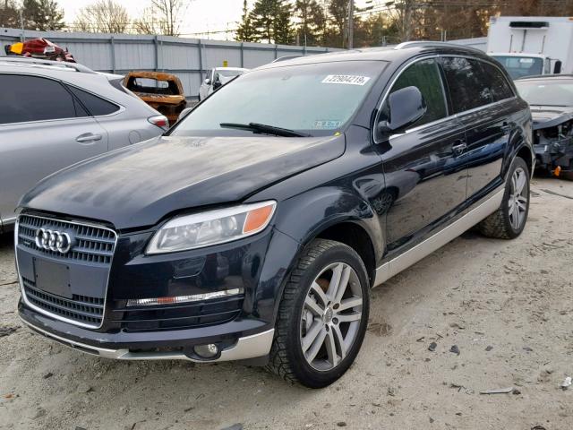 WA1AV74L87D017290 - 2007 AUDI Q7 4.2 QUA BLACK photo 2