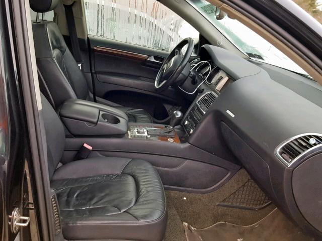 WA1AV74L87D017290 - 2007 AUDI Q7 4.2 QUA BLACK photo 5