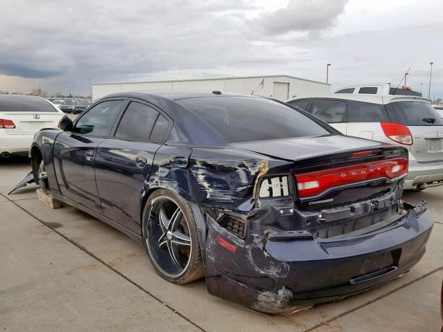 2B3CL3CG1BH543369 - 2011 DODGE CHARGER შავი ფოტო 3