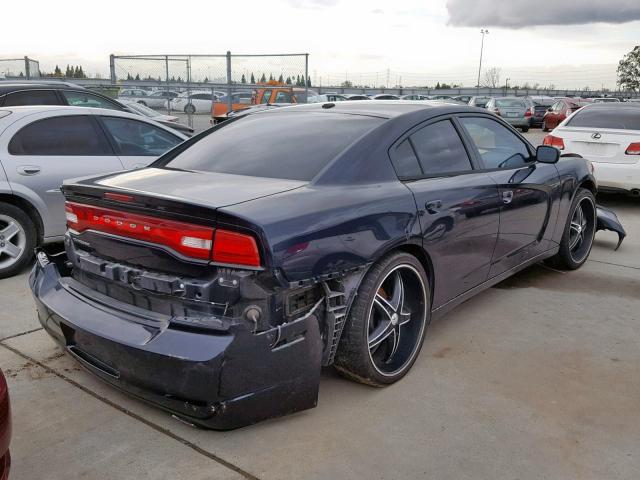 2B3CL3CG1BH543369 - 2011 DODGE CHARGER შავი ფოტო 4