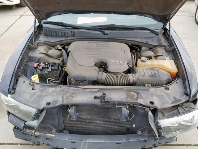 2B3CL3CG1BH543369 - 2011 DODGE CHARGER შავი ფოტო 7