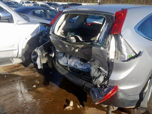 2HKRM4H34DH693150 - 2013 HONDA CR-V LX SILVER photo 9