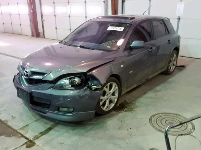 JM1BK343171690130 - 2007 MAZDA 3 HATCHBAC GRAY photo 2