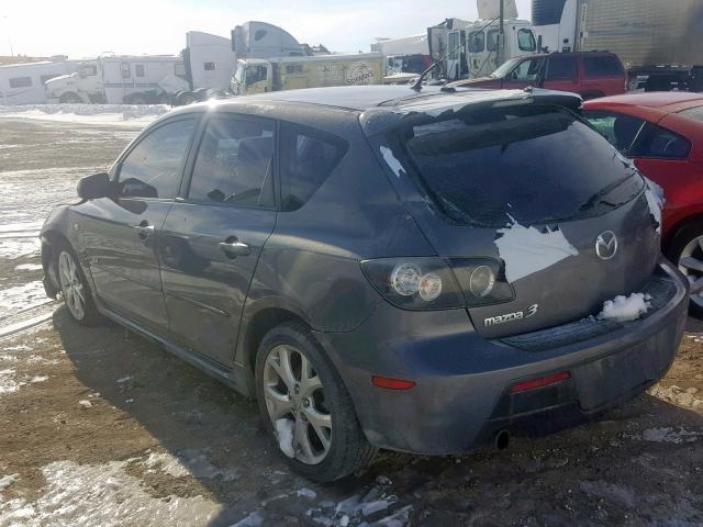 JM1BK343171690130 - 2007 MAZDA 3 HATCHBAC GRAY photo 3