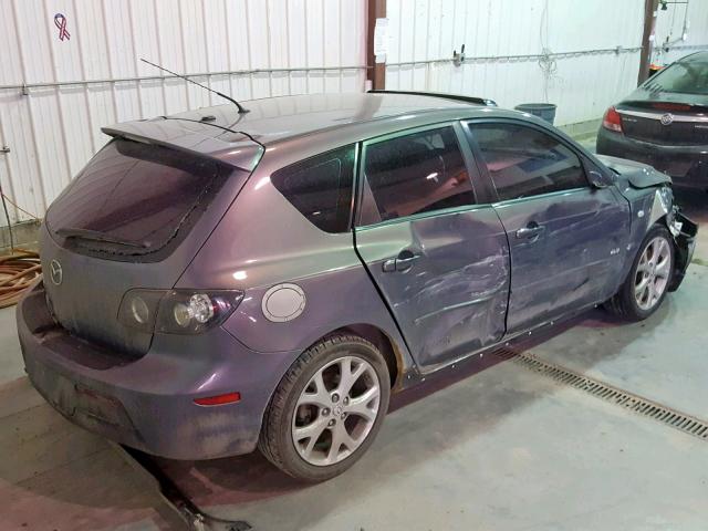 JM1BK343171690130 - 2007 MAZDA 3 HATCHBAC GRAY photo 4