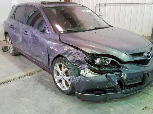 JM1BK343171690130 - 2007 MAZDA 3 HATCHBAC GRAY photo 9