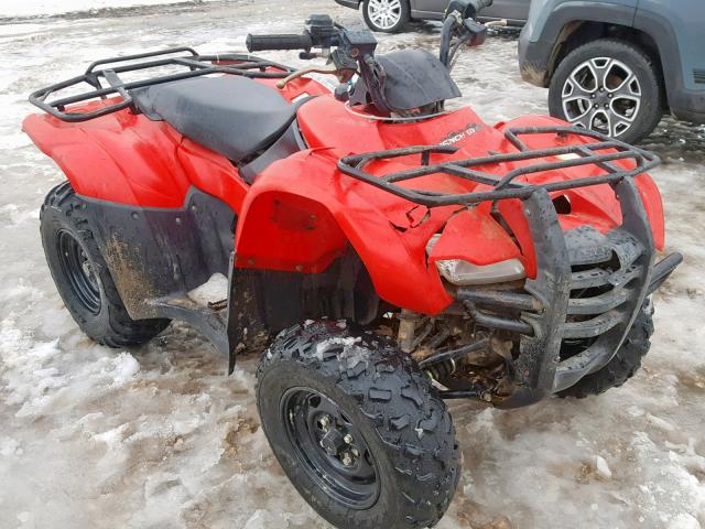 1HFTE3707B4202356 - 2011 HONDA TRX420 FA RED photo 1